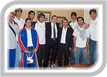 Gustavo Ick recibi&oacute; al plantel de Quimsa